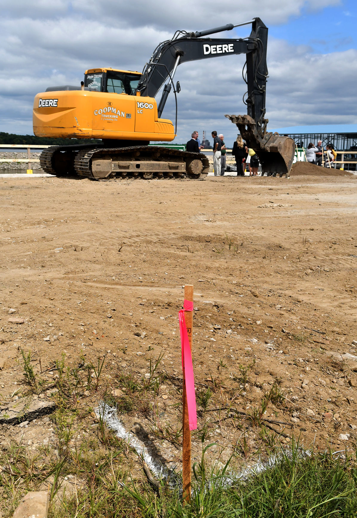 Ground breaking for the new Captain's Table Restaurant in Moline